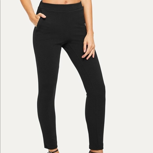 Elastic Waist Textured Pants - Picture 1 of 3